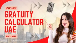 how to use gratuity calculator UAE tutorial