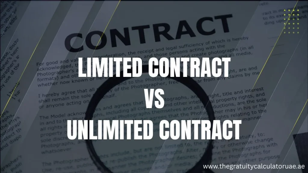 Difference between limited and unlimited contract in uae